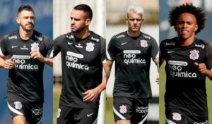 Corinthians x América MG, com todos os grandes reforços (Foto: Montagem/Ag. Corinthians)