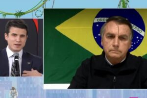 Marinho briga com Bolsonaro (Foto: Reprodução Jovem Pan na TV)