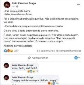 Ex-autor expõe Rede Globo no Facebook 