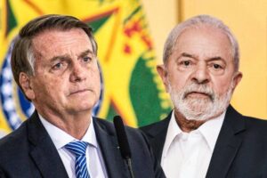 Pesquisa Modalmais aponta empate entre Lula e Bolsonaro na espotânea (Foto: (Bolsonaro: Andressa Anholete / Lula: Minas/Bloomberg/Getty Images/Motagem Veja)