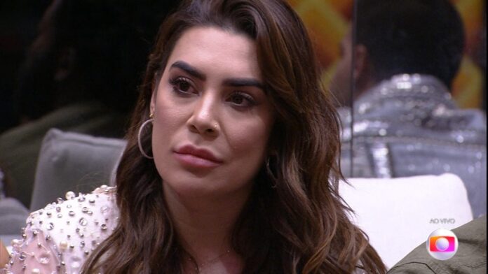 Naiara Azevedo é eliminada do BBB 22 (Foto: Globo/Reprodução)