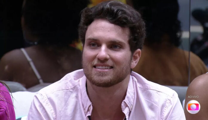 Lucas é o 10º eliminado do BBB22 com 77,54% dos votos (Foto: Globo/Reprodução)