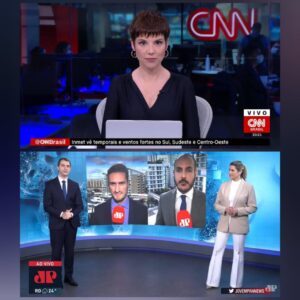 Jovem Pan x CNN Brasil (Foto: Reprodução CNN Brasil e Jovem Pan)