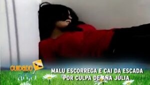 Malu escorrega nas escadas e fica entre a vida e a morte em Cuidado com o Anjo