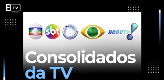 Consolidados da TV (Foto: Motagem Espaço da TV/Logos das emissoras em ordem aleatória)