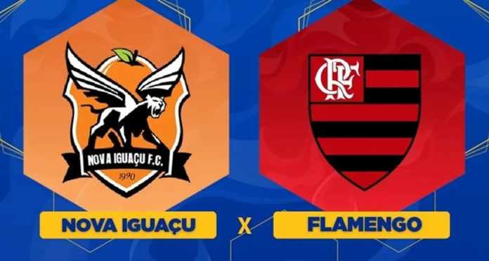 Nova Iguaçu x Flamengo (Foto: Foto: Reprodução/Facebook Band)